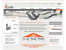 Tablet Screenshot of costdata-ag.de